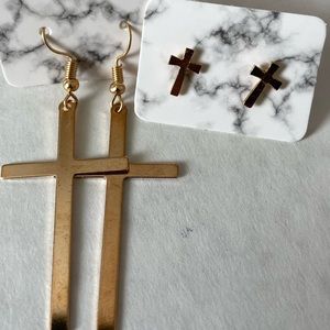 Clearance Cross Earring Set | Christian Church Jewelry
